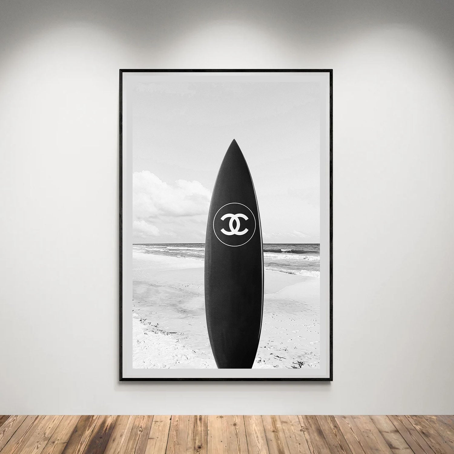 Flex Designs Poster Chanel Surfboard 5 x 7" Home Goods - Designer  Poster