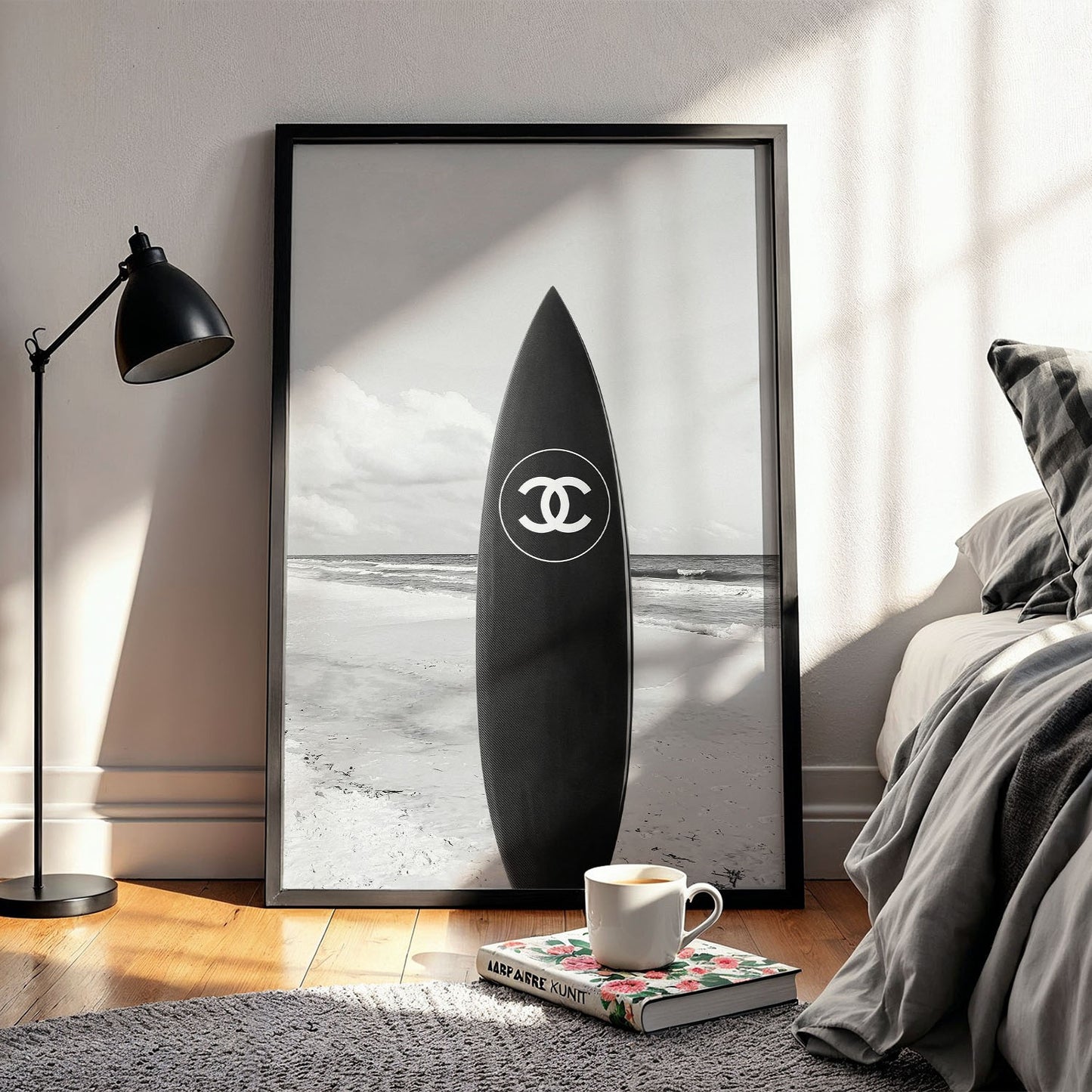 Flex Designs Poster Chanel Surfboard 11 x 17" Home Goods - Designer  Poster