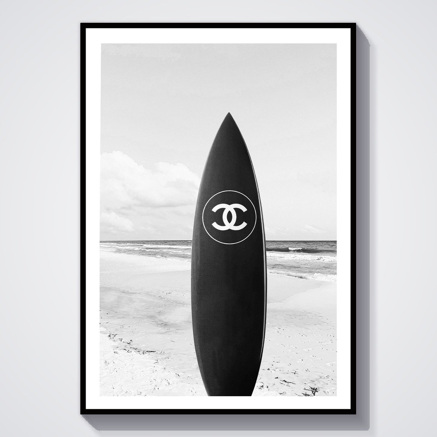 Flex Designs Poster Chanel Surfboard 5 x 7" Home Goods - Designer  Poster