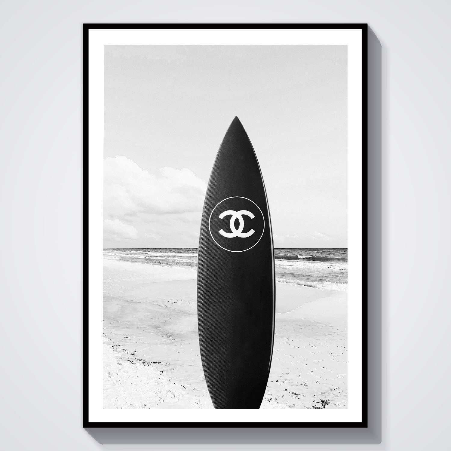Flex Designs Poster Chanel Surfboard 5 x 7" Home Goods - Designer  Poster