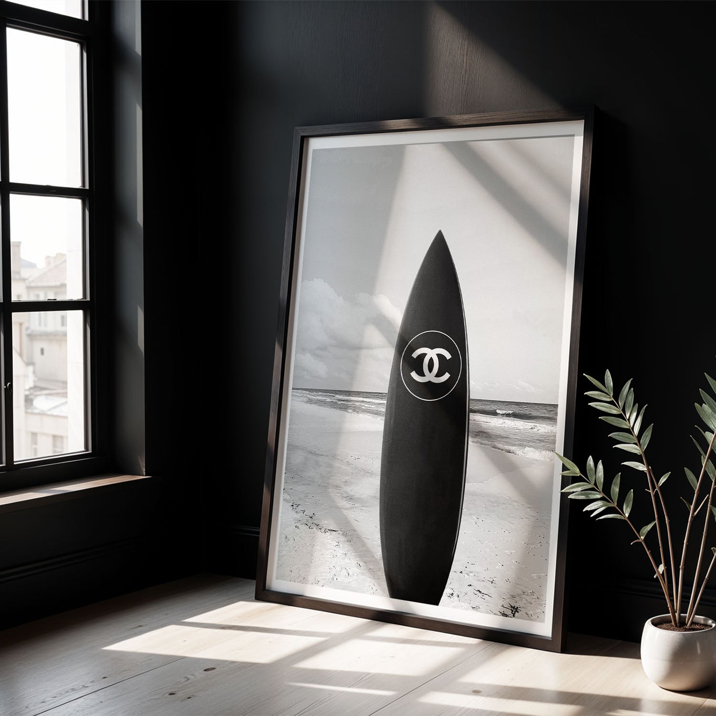 Flex Designs Poster Chanel Surfboard 5 x 7" Home Goods - Designer  Poster