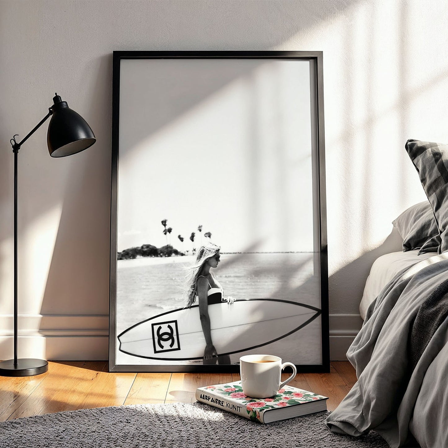Flex Designs Poster Chanel Surfer White 11 x 17" Home Goods - Designer  Poster