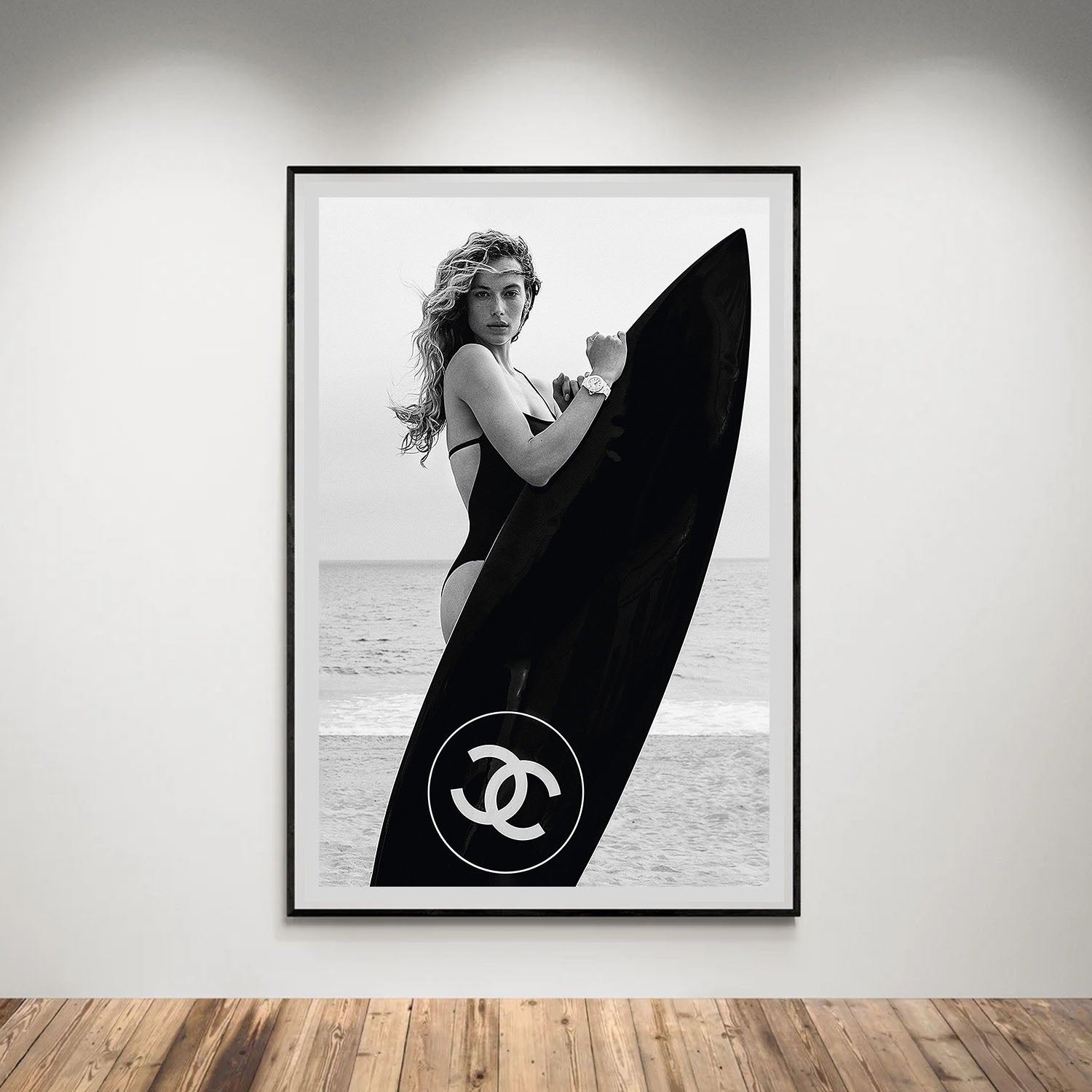 Flex Designs Poster Chanel Surfer 5 x 7" Home Goods - Designer  Poster
