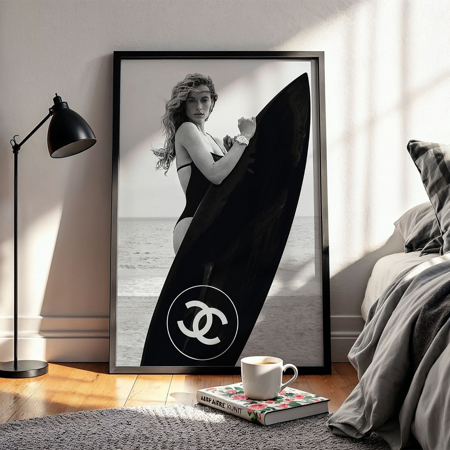 Flex Designs Poster Chanel Surfer 11 x 17" Home Goods - Designer  Poster