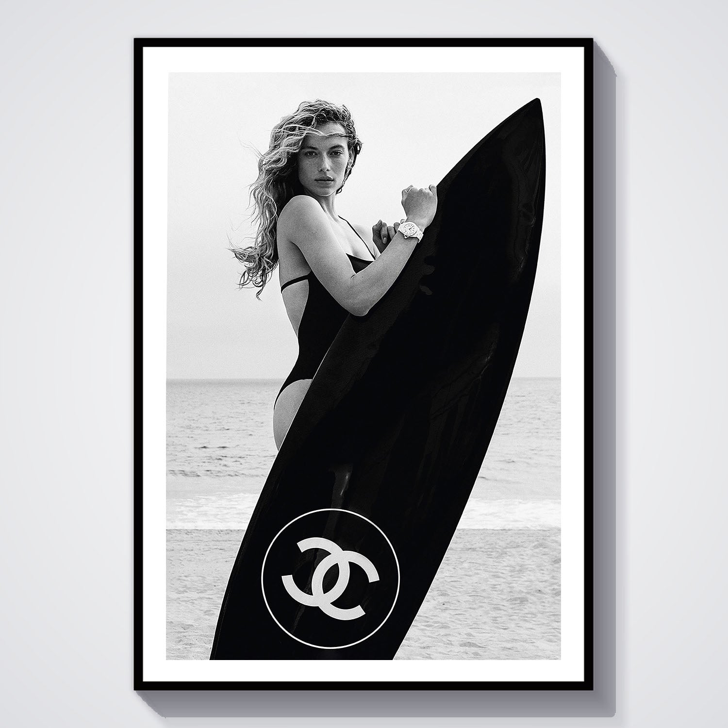 Flex Designs Poster Chanel Surfer 5 x 7" Home Goods - Designer  Poster