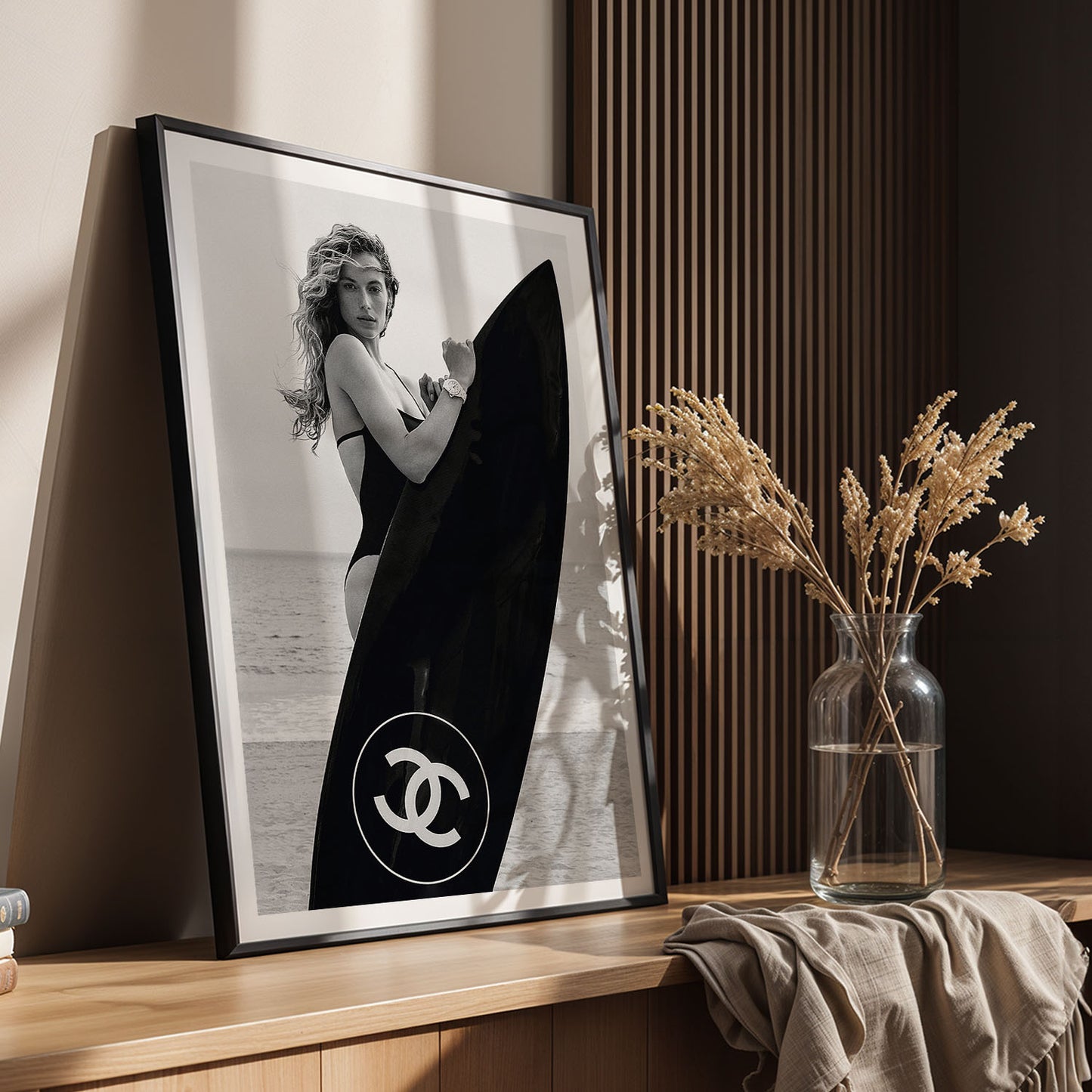 Flex Designs Poster Chanel Surfer 11 x 17" Home Goods - Designer  Poster