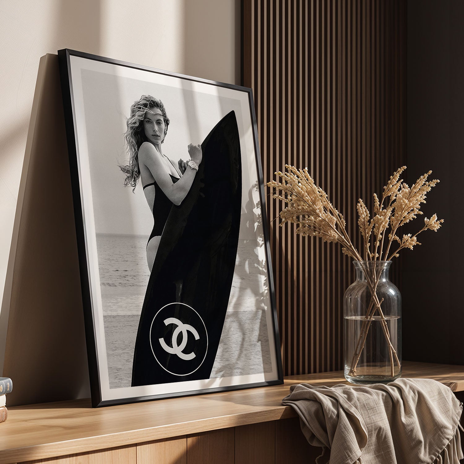 Flex Designs Poster Chanel Surfer 11 x 17" Home Goods - Designer  Poster
