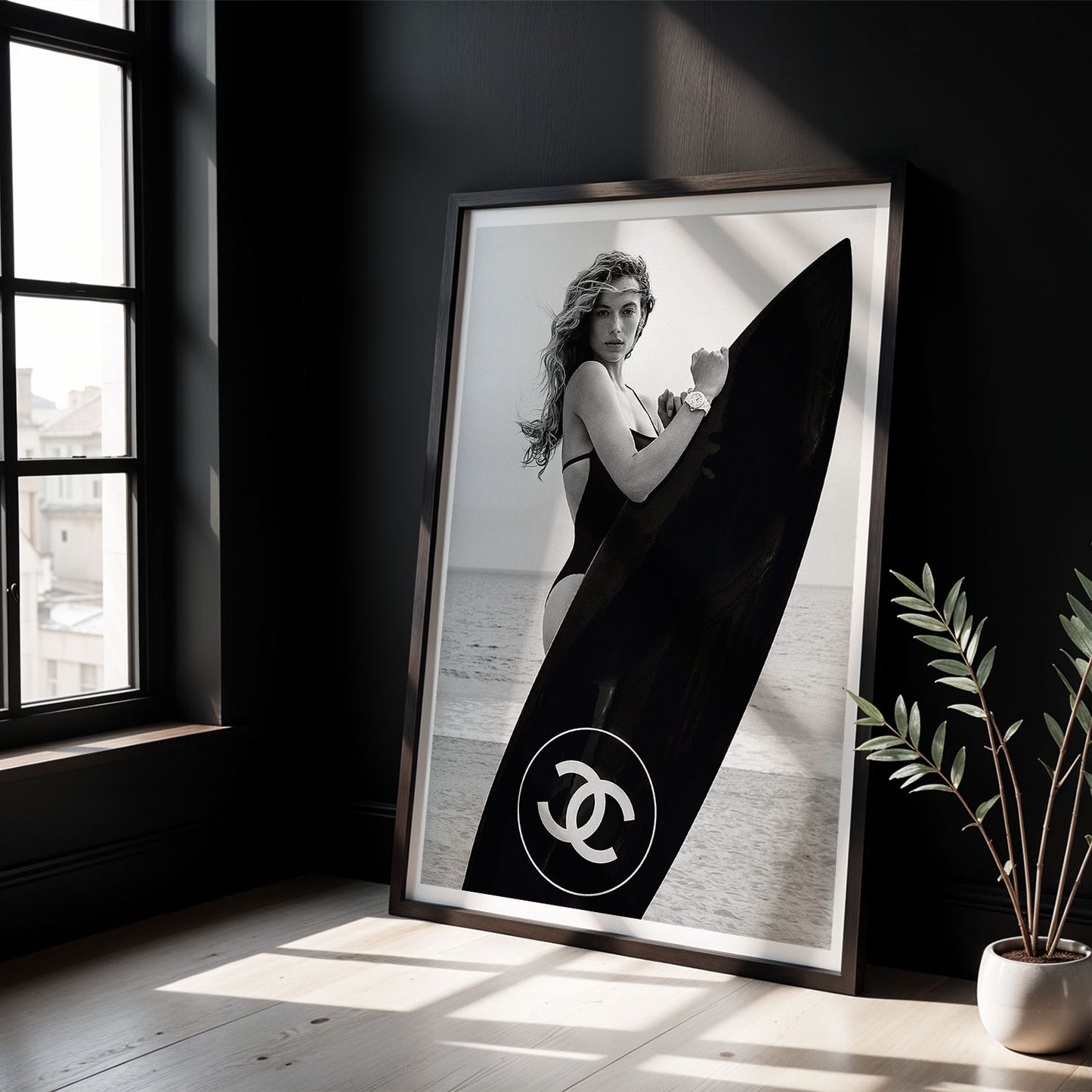 Flex Designs Poster Chanel Surfer 5 x 7" Home Goods - Designer  Poster
