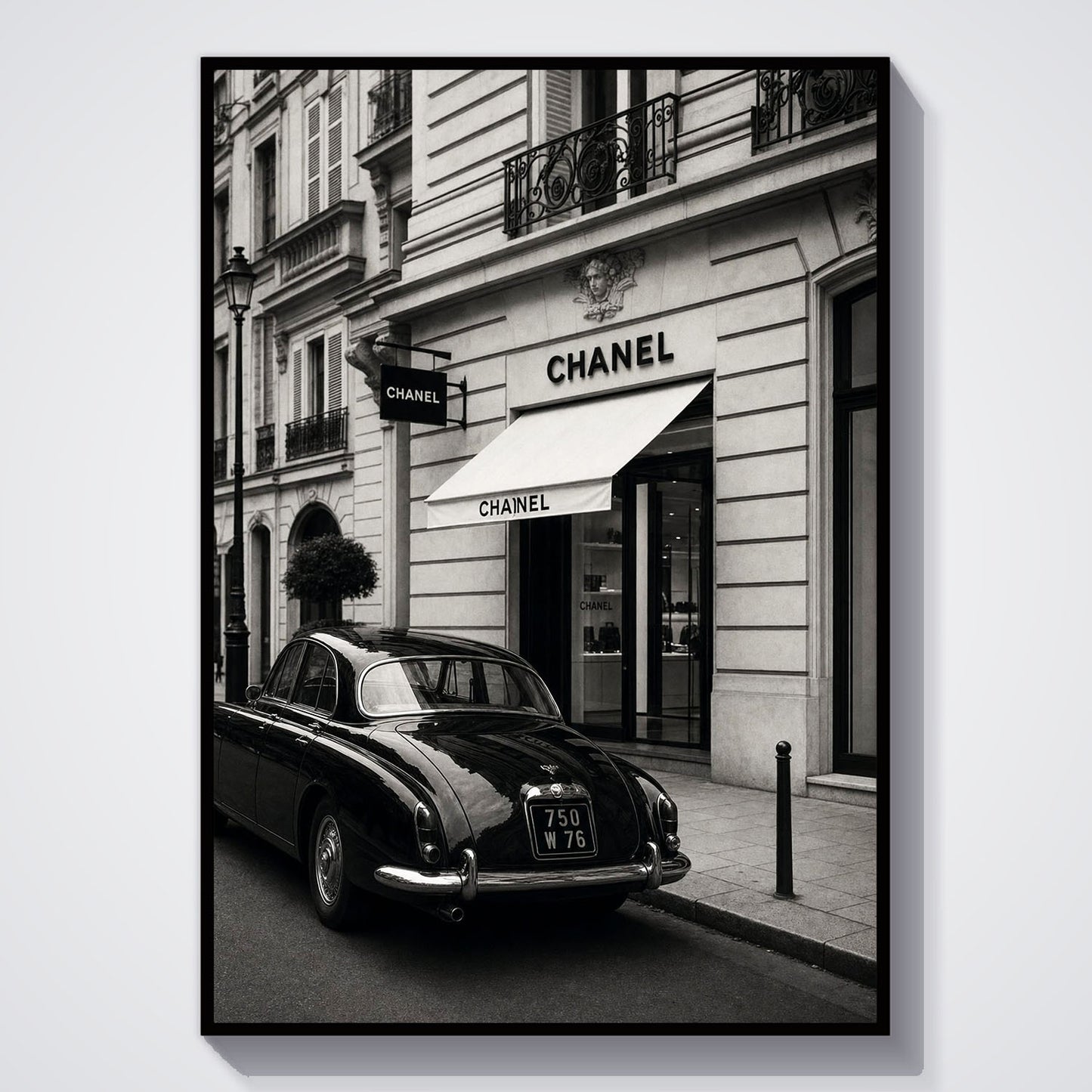 Flex Designs Poster Le Noir Chanel Paris 11 x 17" Home Goods - Designer  Poster