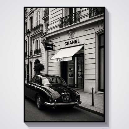 Flex Designs Poster Le Noir Chanel Paris 11 x 17" Home Goods - Designer  Poster