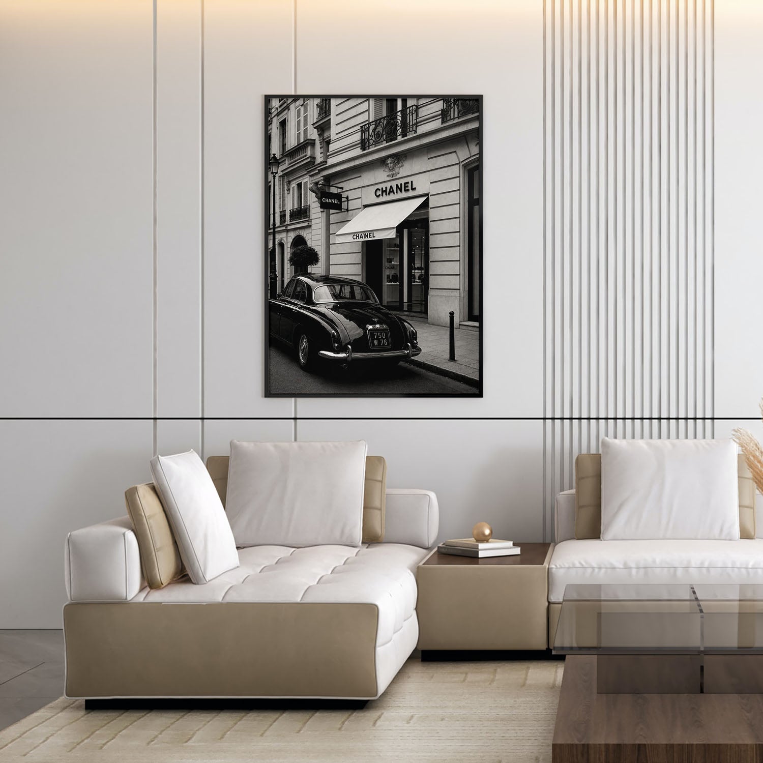 Flex Designs Poster Le Noir Chanel Paris 11 x 17" Home Goods - Designer  Poster