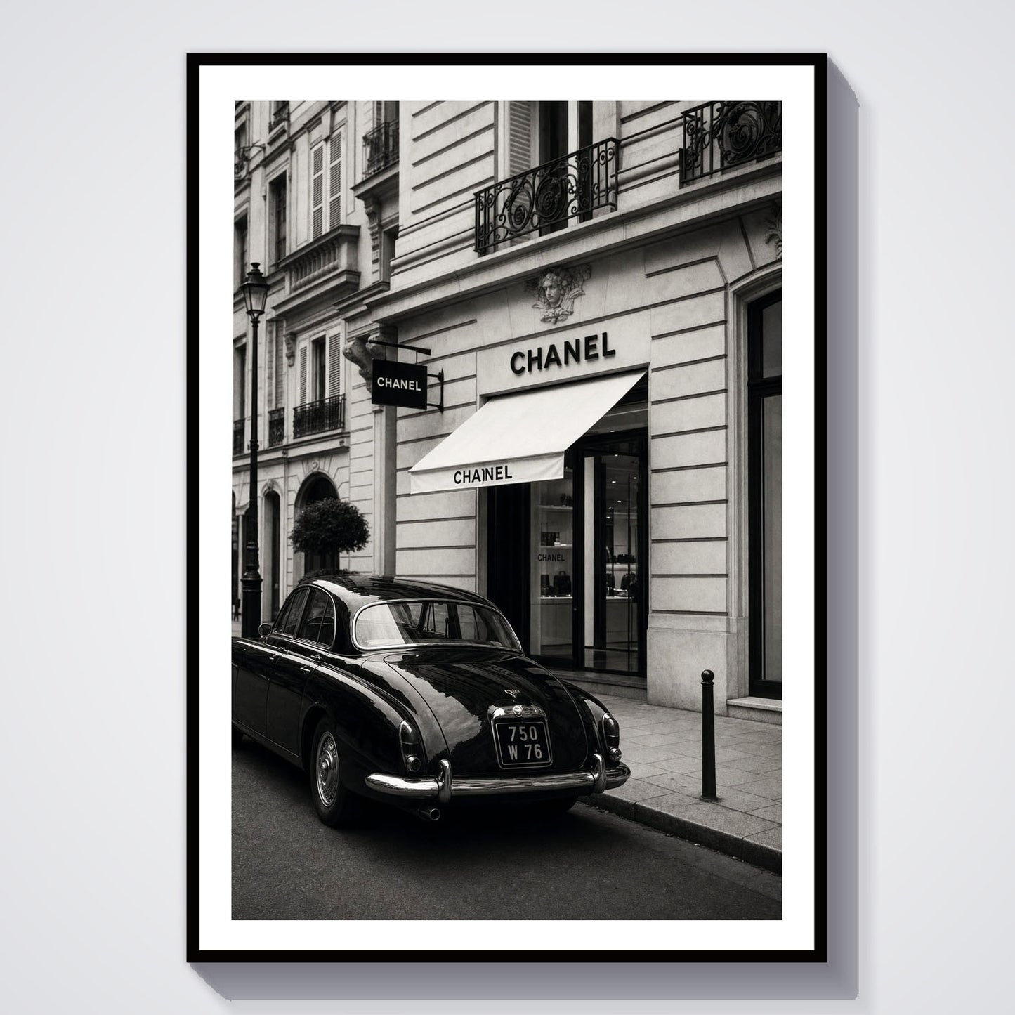 Flex Designs Poster Le Noir Chanel Paris 5 x 7" Home Goods - Designer  Poster