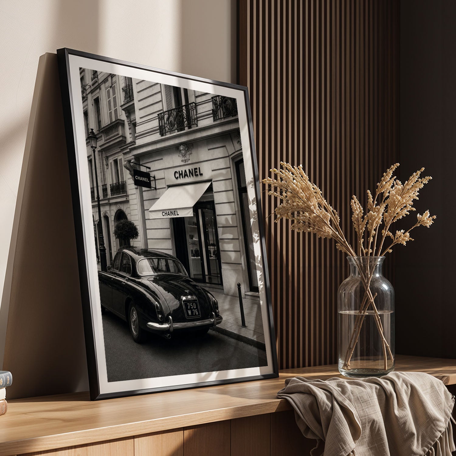 Flex Designs Poster Le Noir Chanel Paris 11 x 17" Home Goods - Designer  Poster