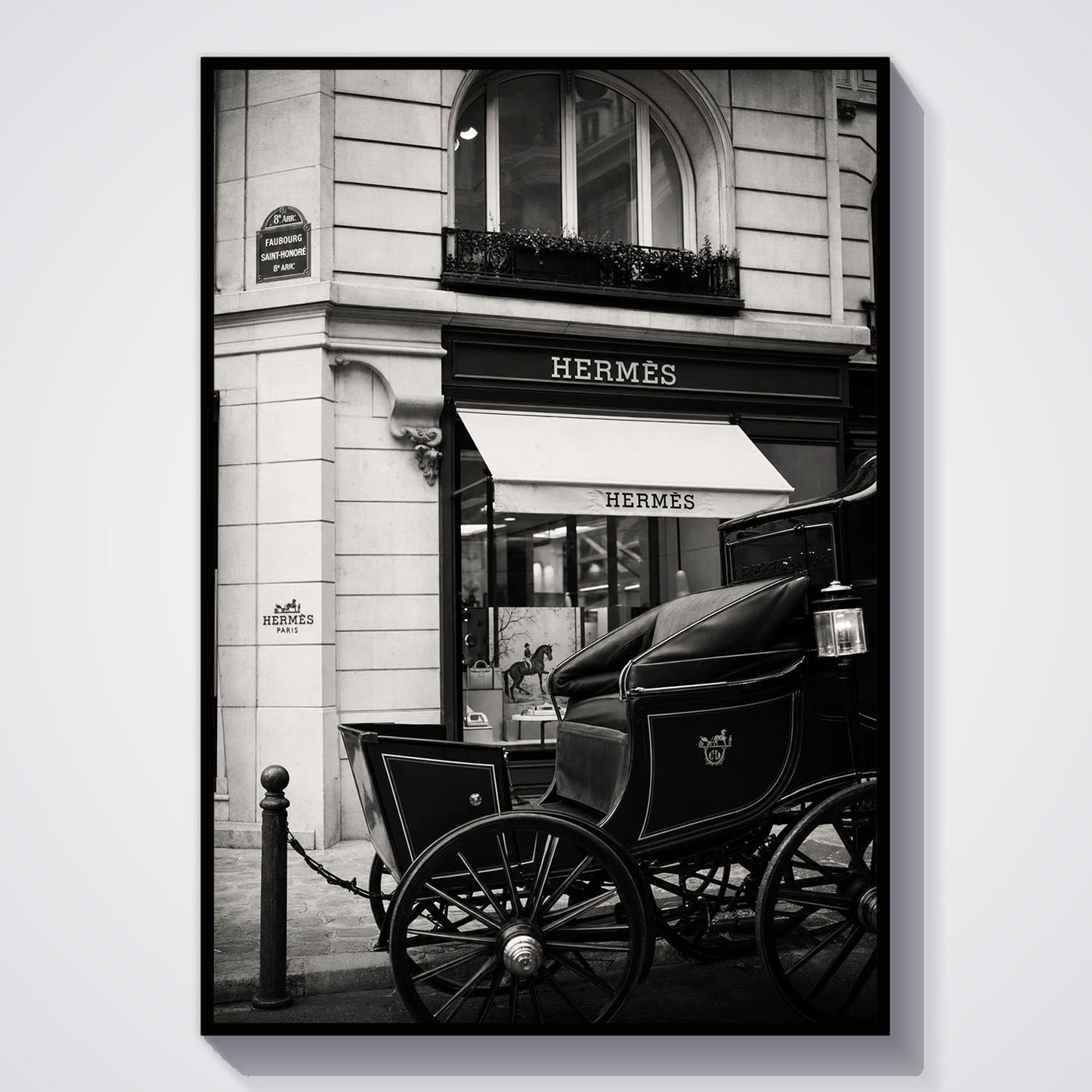 Flex Designs Poster Le Noir Hermes Paris 11 x 17" Home Goods - Designer  Poster