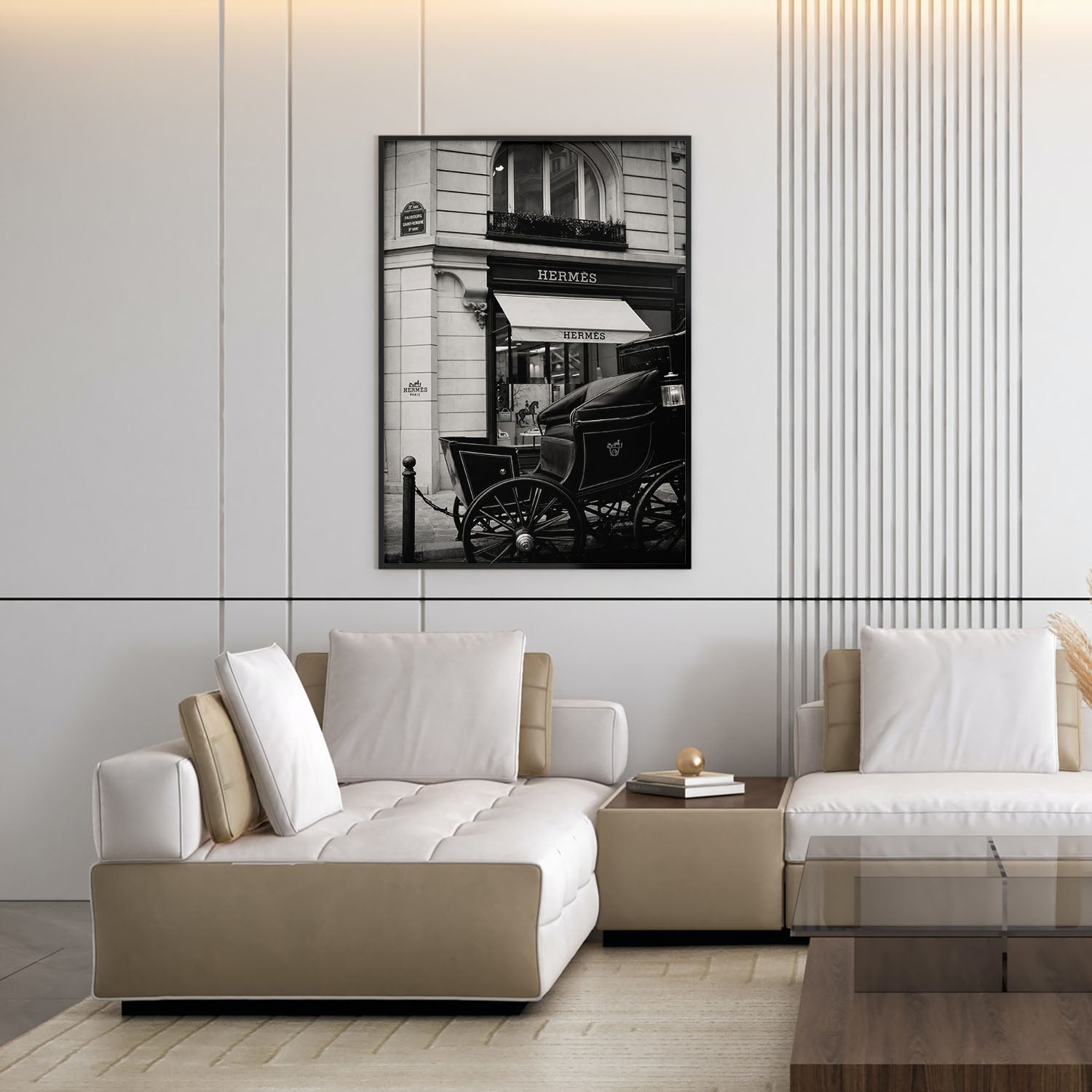 Flex Designs Poster Le Noir Hermes Paris 11 x 17" Home Goods - Designer  Poster