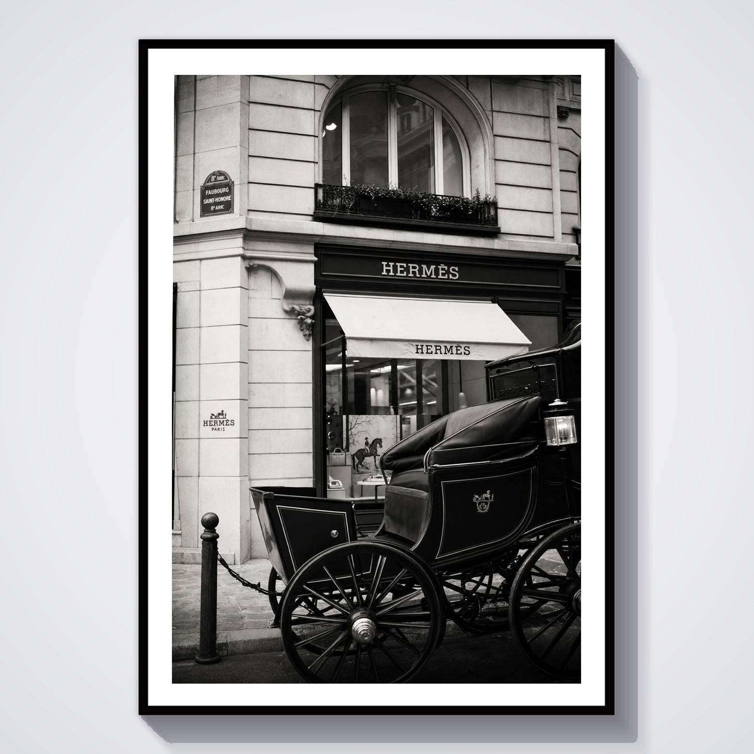 Flex Designs Poster Le Noir Hermes Paris 5 x 7" Home Goods - Designer  Poster