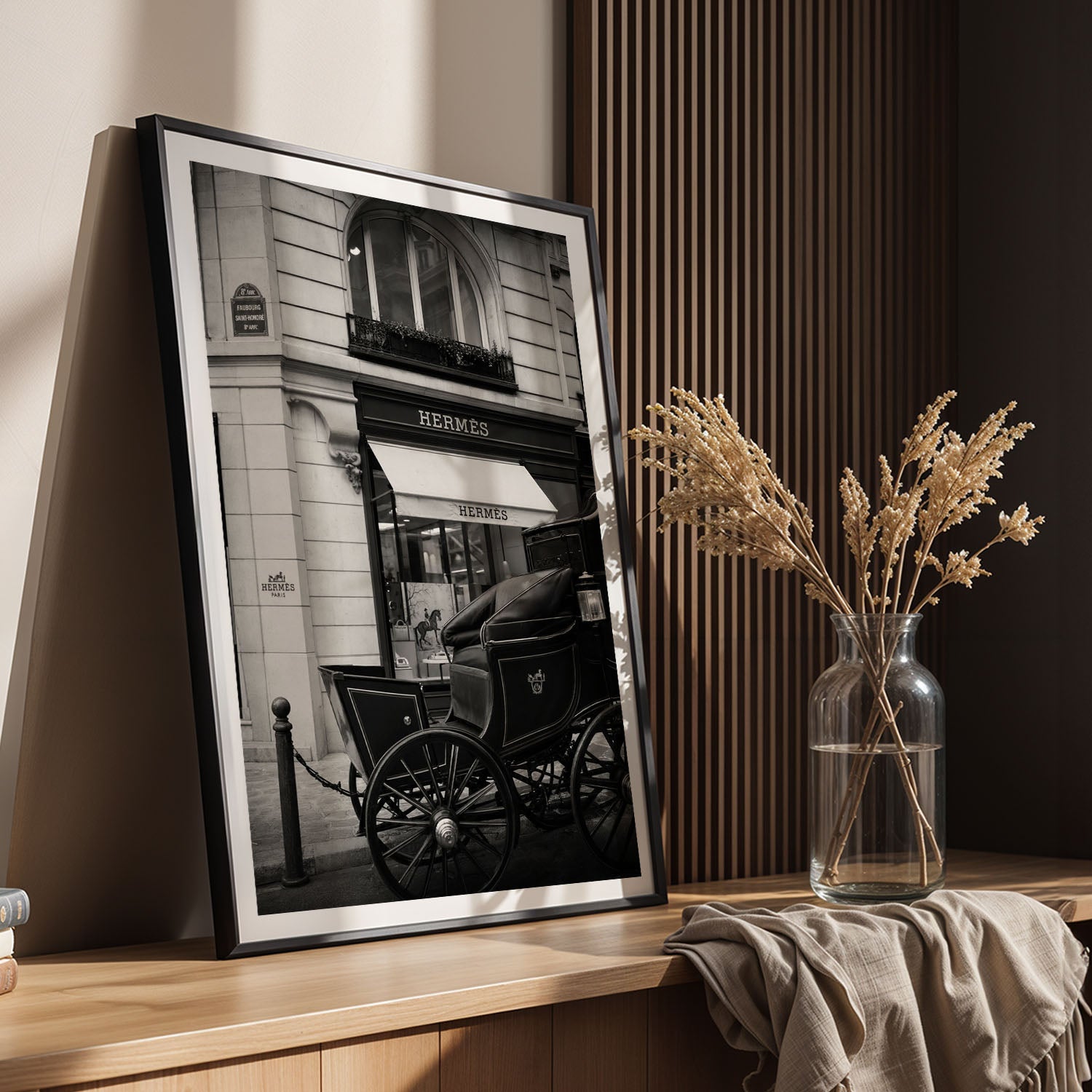 Flex Designs Poster Le Noir Hermes Paris 11 x 17" Home Goods - Designer  Poster
