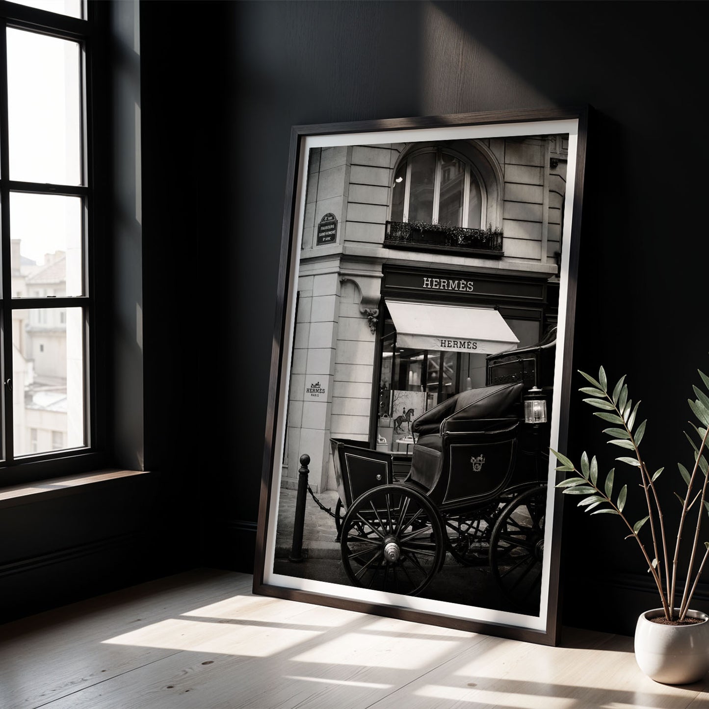 Flex Designs Poster Le Noir Hermes Paris 5 x 7" Home Goods - Designer  Poster