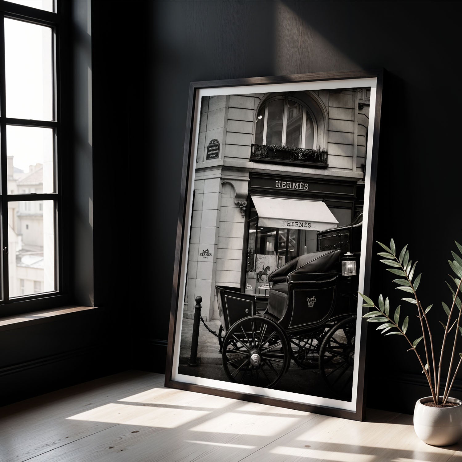 Flex Designs Poster Le Noir Hermes Paris 5 x 7" Home Goods - Designer  Poster