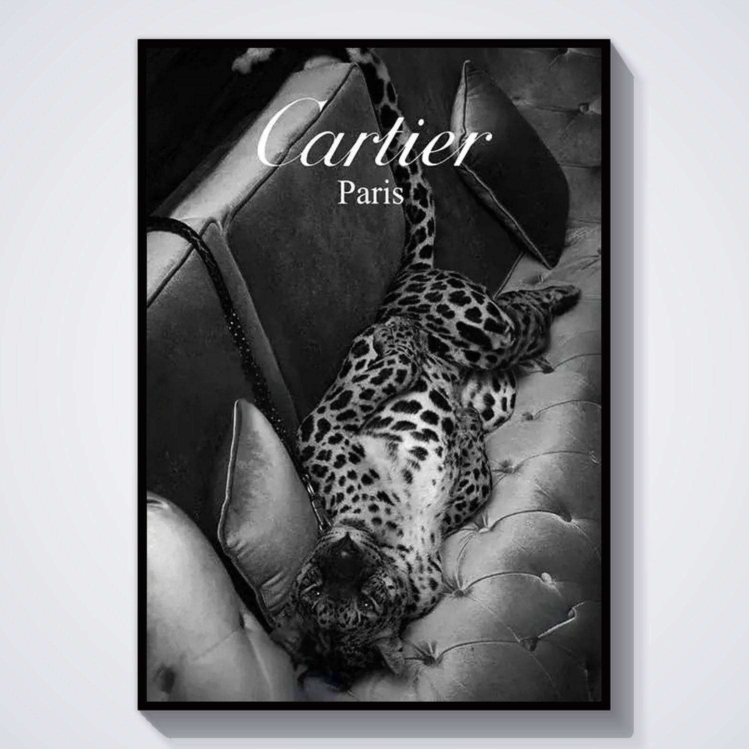 Flex Designs Poster Le Noir Cartier Paris 11 x 17" Home Goods - Designer  Poster