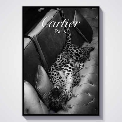 Flex Designs Poster Le Noir Cartier Paris 11 x 17" Home Goods - Designer  Poster