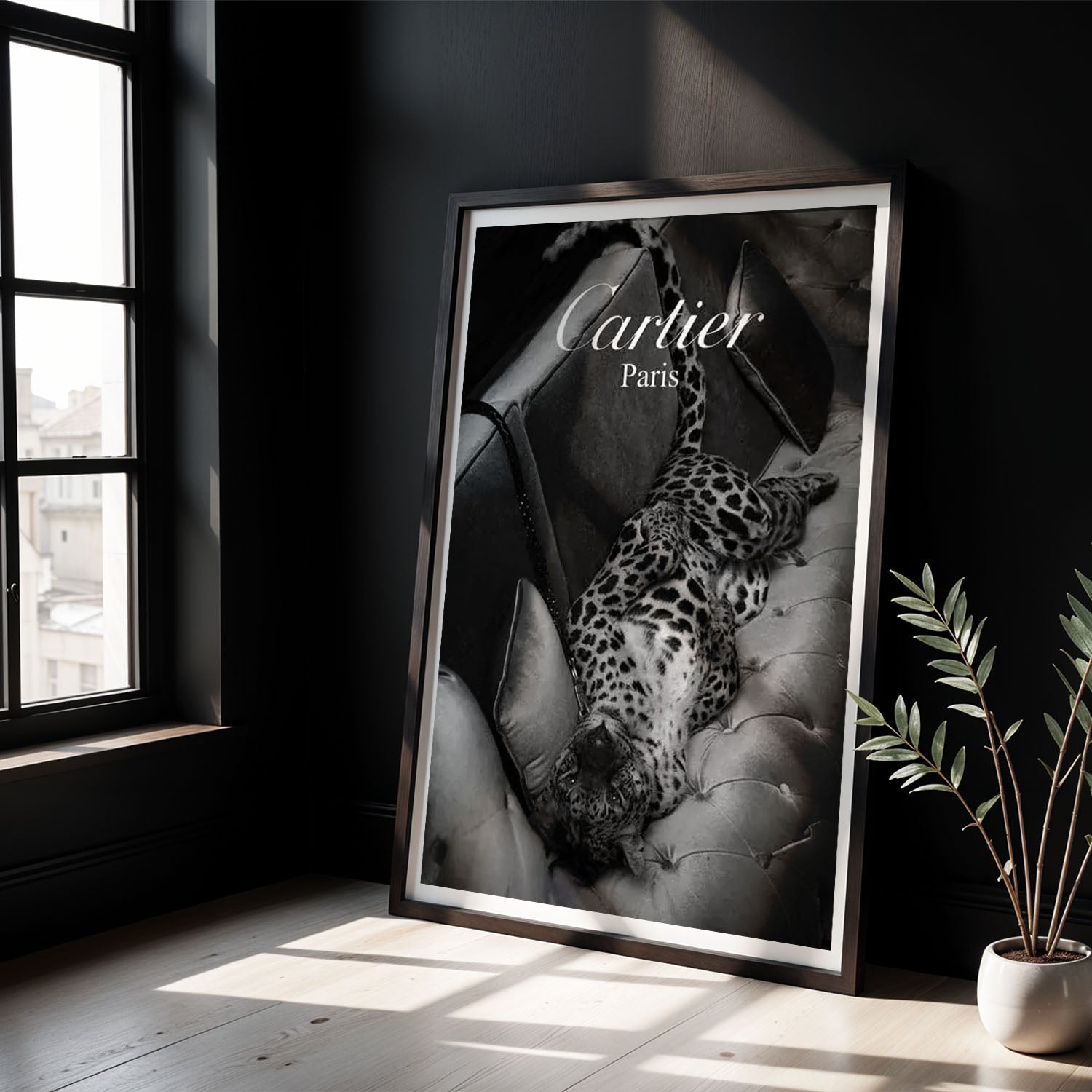 Flex Designs Poster Le Noir Cartier Paris 5 x 7" Home Goods - Designer  Poster
