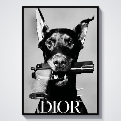 Flex Designs Poster Le Noir Dior Paris 11 x 17" Home Goods - Designer  Poster