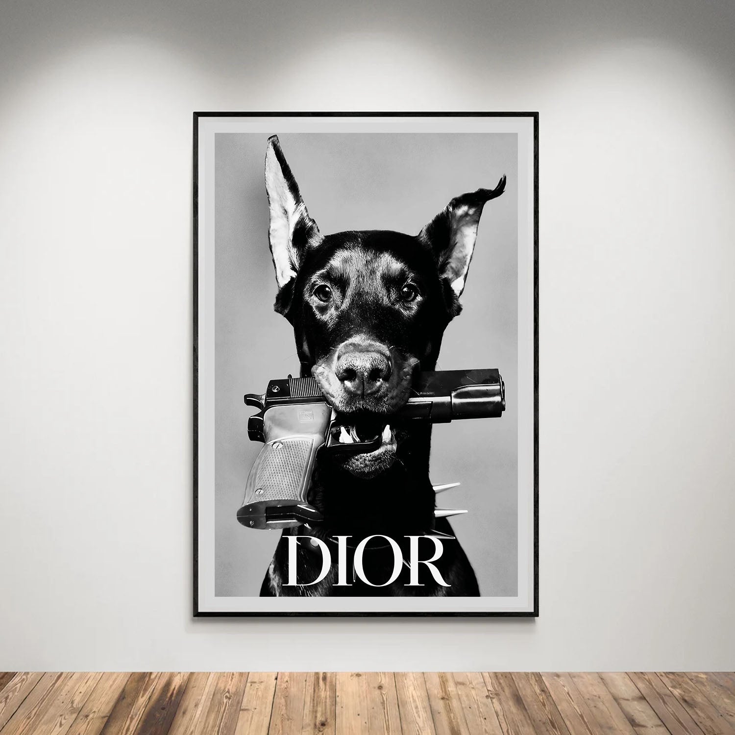 Flex Designs Poster Le Noir Dior Paris 5 x 7" Home Goods - Designer  Poster