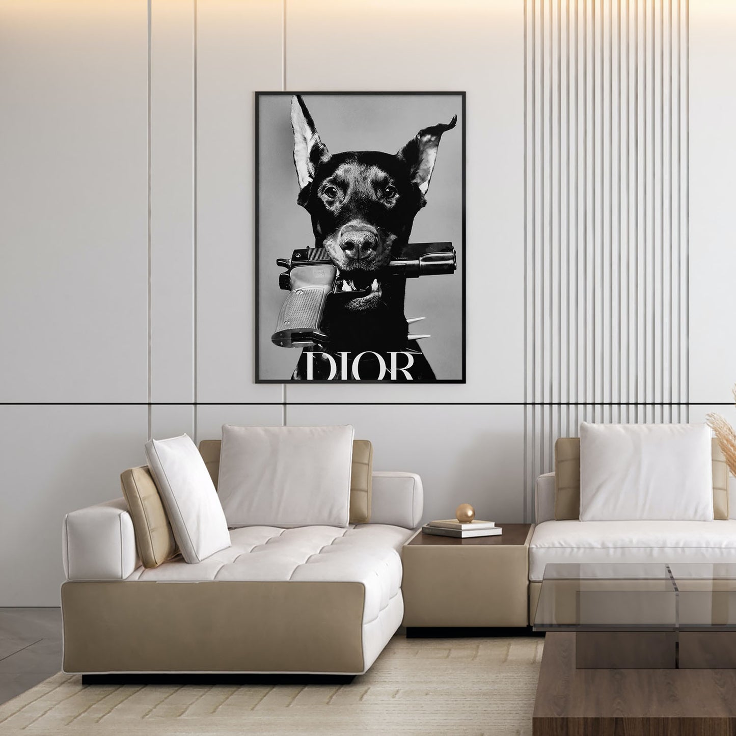 Flex Designs Poster Le Noir Dior Paris 11 x 17" Home Goods - Designer  Poster