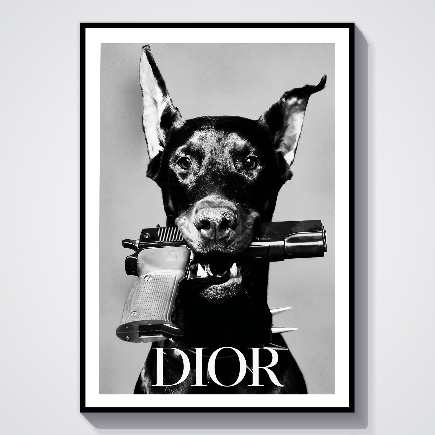 Flex Designs Poster Le Noir Dior Paris 5 x 7" Home Goods - Designer  Poster