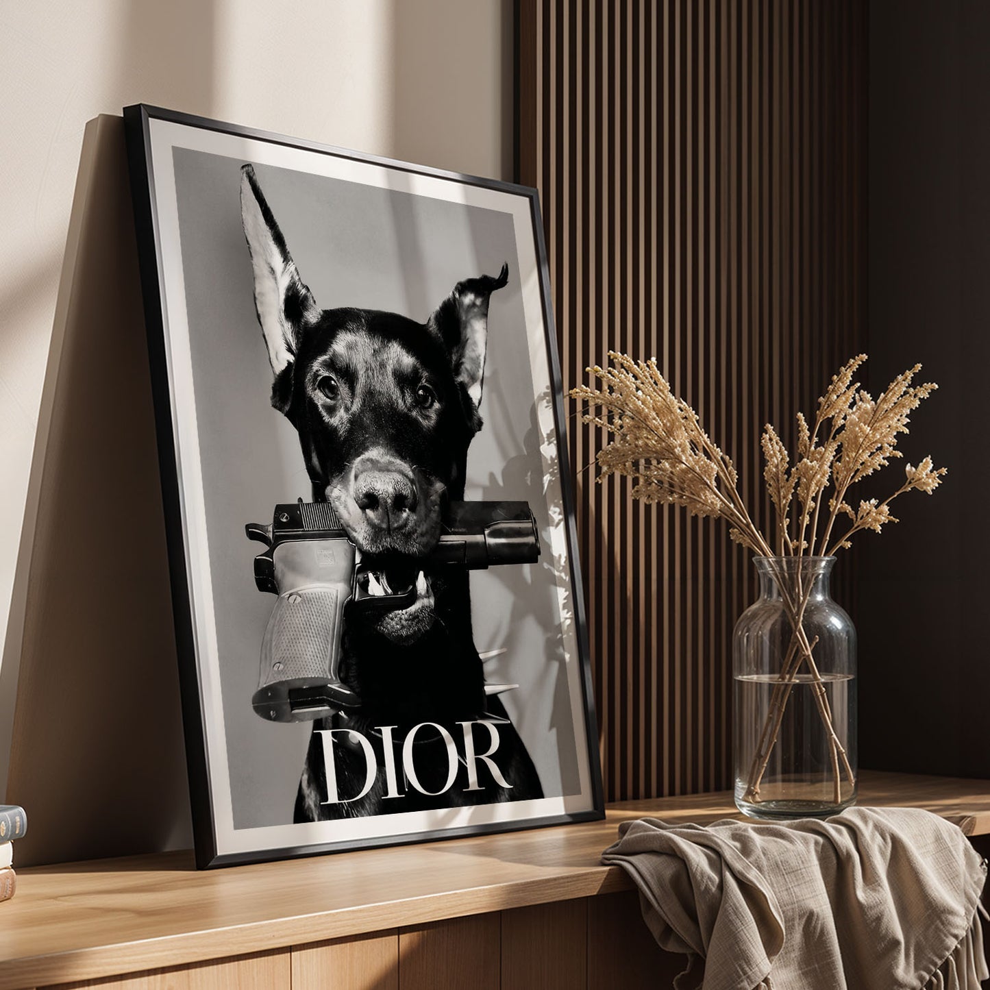 Flex Designs Poster Le Noir Dior Paris 11 x 17" Home Goods - Designer  Poster