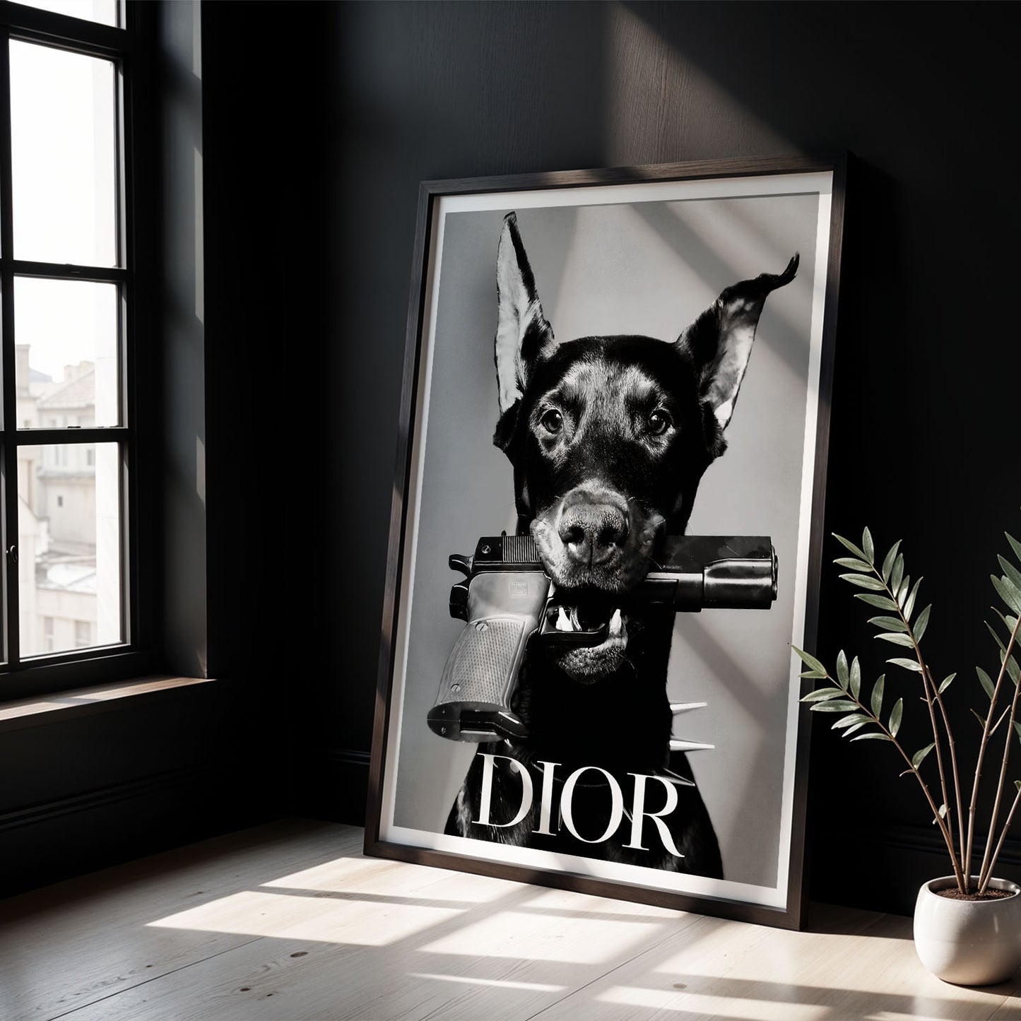 Flex Designs Poster Le Noir Dior Paris 5 x 7" Home Goods - Designer  Poster
