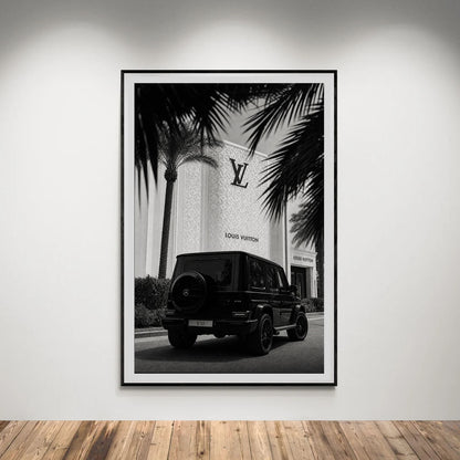 Flex Designs Poster Noir Louis G-Wagon 5 x 7" Home Goods - Designer  Poster