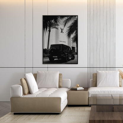 Flex Designs Poster Noir Louis G-Wagon 11 x 17" Home Goods - Designer  Poster