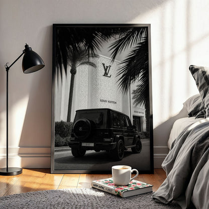 Flex Designs Poster Noir Louis G-Wagon 11 x 17" Home Goods - Designer  Poster