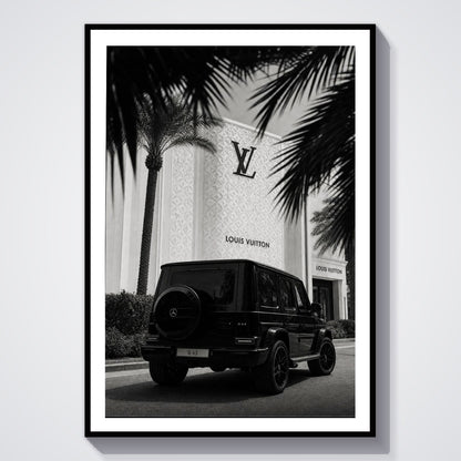 Flex Designs Poster Noir Louis G-Wagon 5 x 7" Home Goods - Designer  Poster