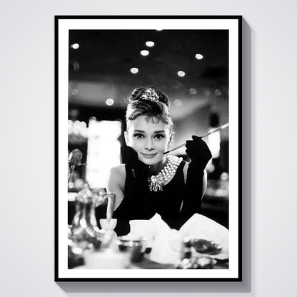 Flex Designs Poster Audrey Hepburn 5 x 7" Home Goods - Designer  Poster