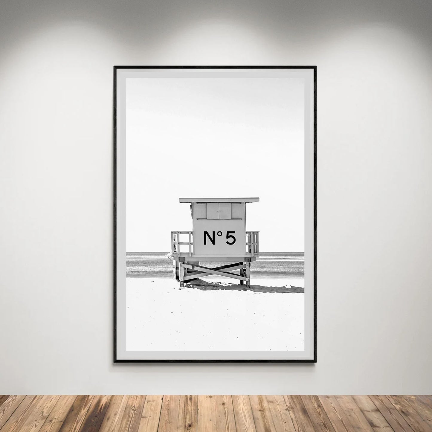 Flex Designs Poster Chanel Beach Day 5 x 7" Home Goods - Designer  Poster