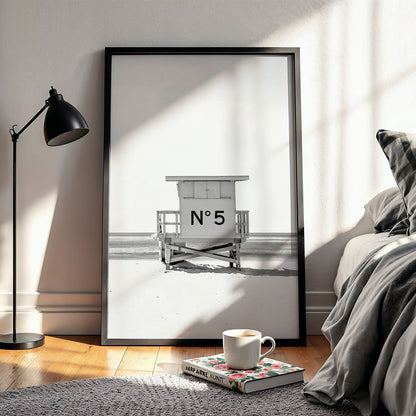 Flex Designs Poster Chanel Beach Day 11 x 17" Home Goods - Designer  Poster