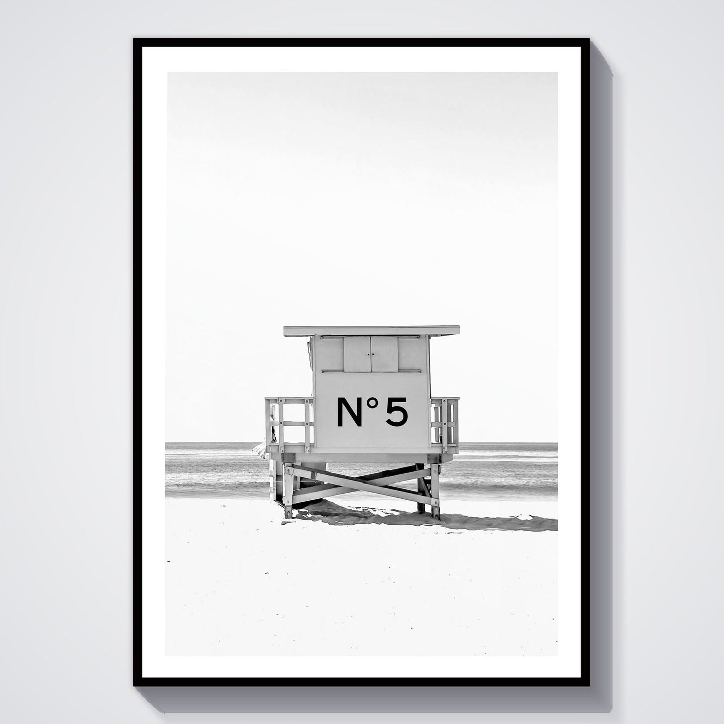 Flex Designs Poster Chanel Beach Day 5 x 7" Home Goods - Designer  Poster
