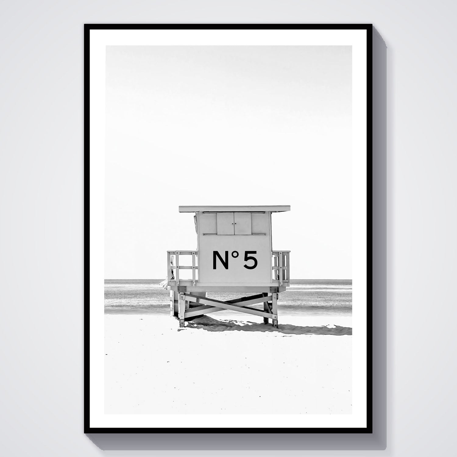 Flex Designs Poster Chanel Beach Day 5 x 7" Home Goods - Designer  Poster
