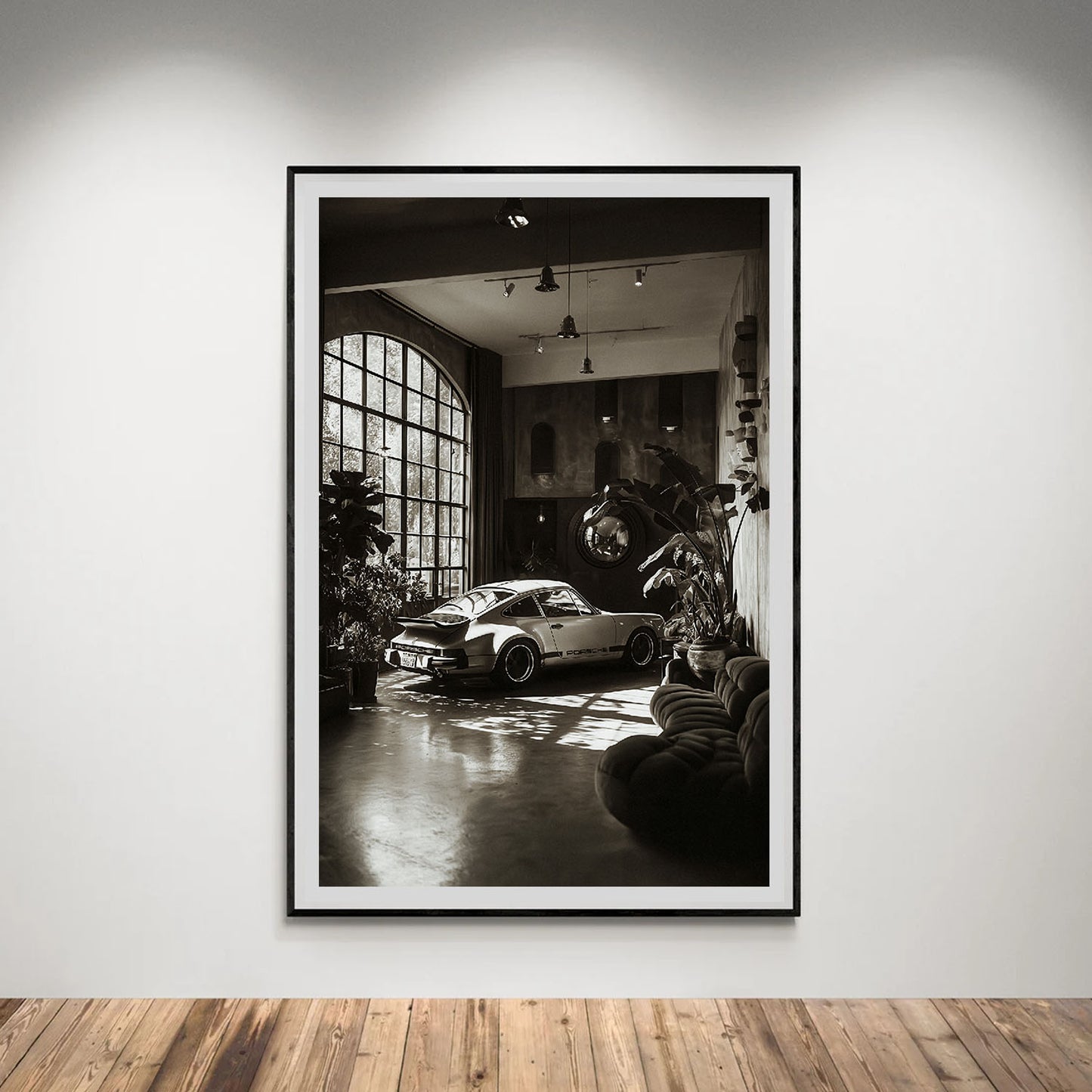 Flex Designs Poster Vintage Porsche 5 x 7" Home Goods - Sports  Poster