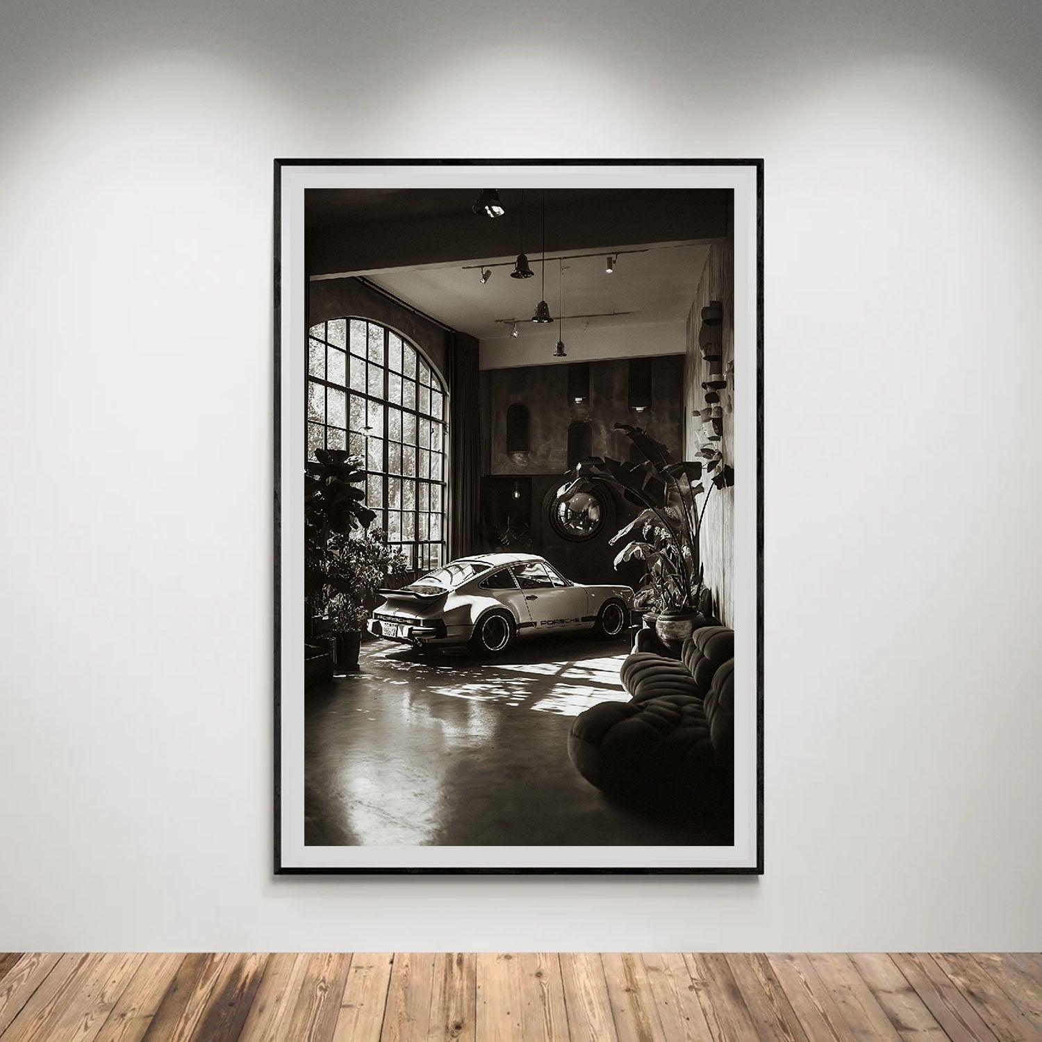 Flex Designs Poster Vintage Porsche 5 x 7" Home Goods - Sports  Poster