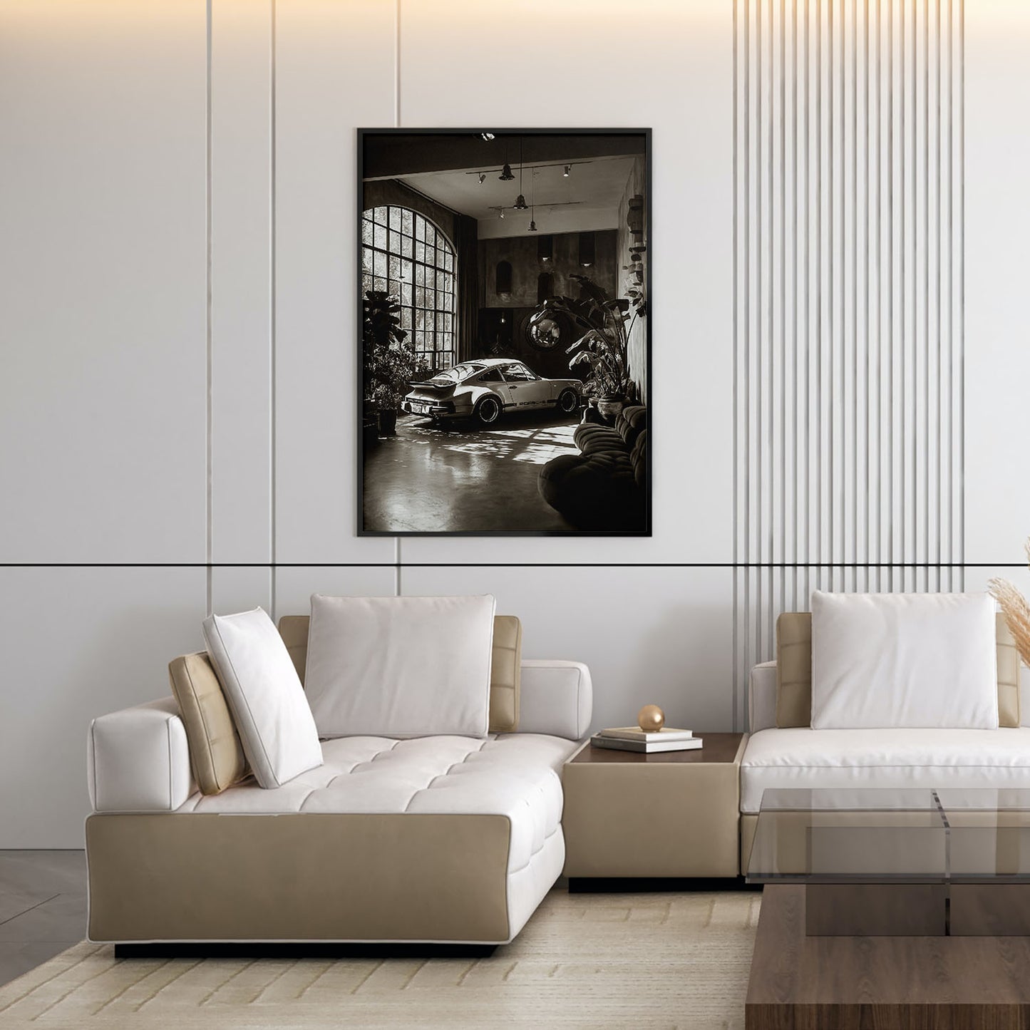 Flex Designs Poster Vintage Porsche 11 x 17" Home Goods - Sports  Poster