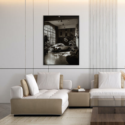 Flex Designs Poster Vintage Porsche 11 x 17" Home Goods - Sports  Poster
