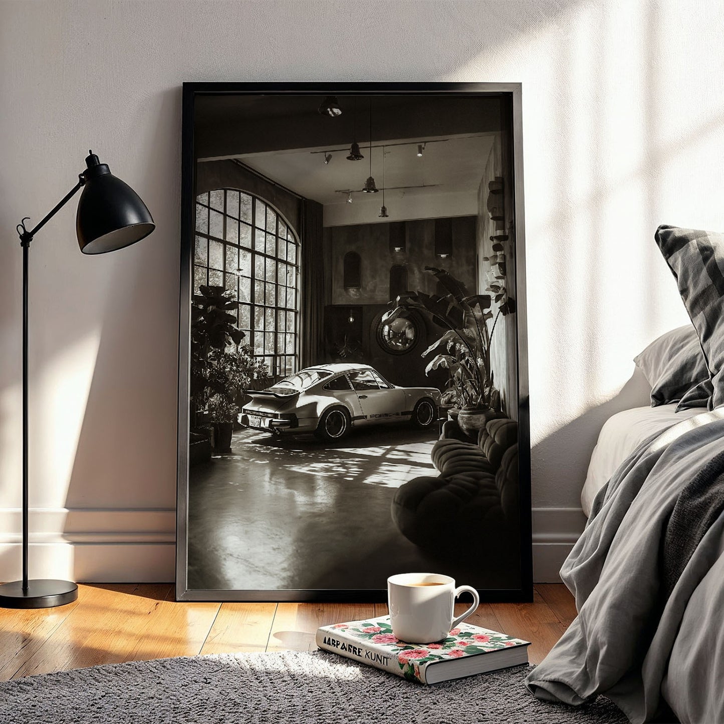 Flex Designs Poster Vintage Porsche 11 x 17" Home Goods - Sports  Poster