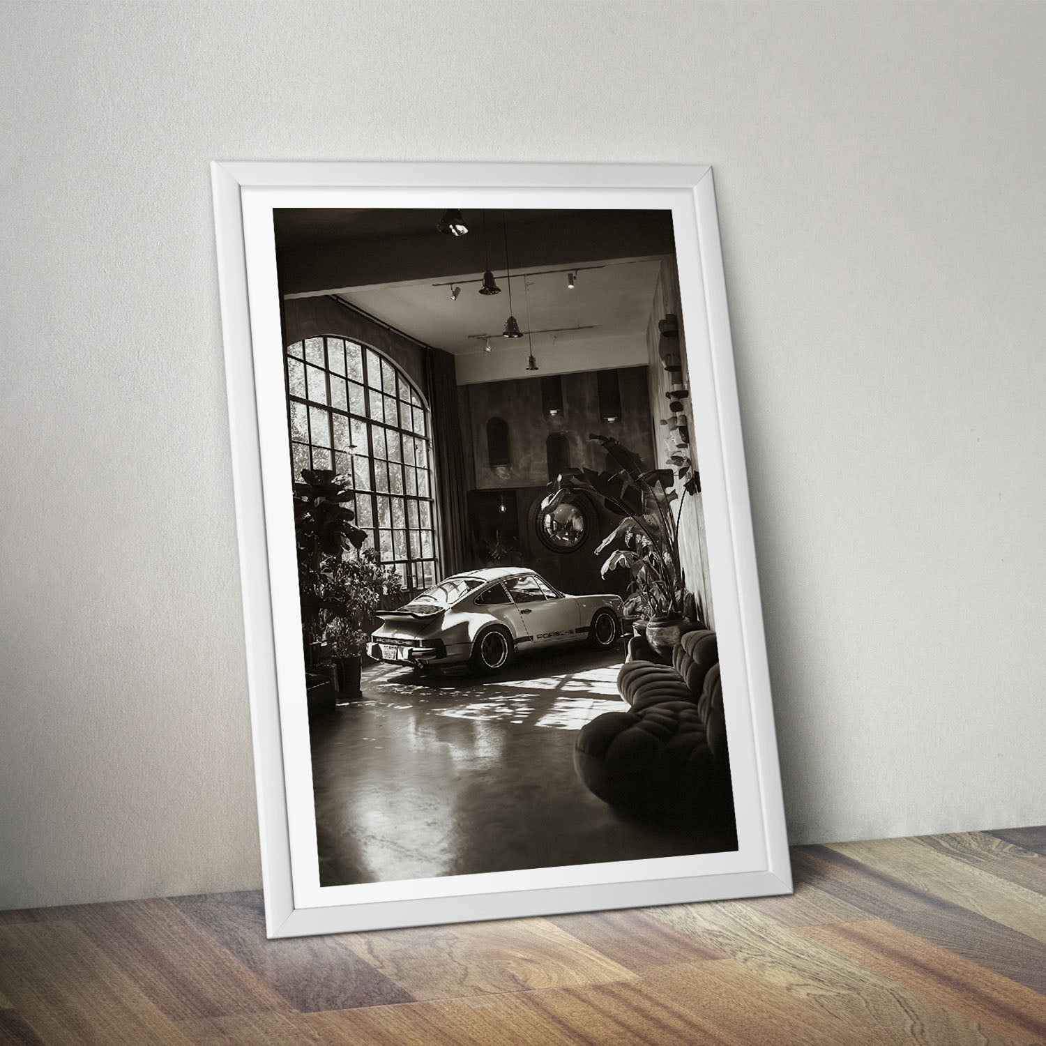 Flex Designs Poster Vintage Porsche 5 x 7" Home Goods - Sports  Poster