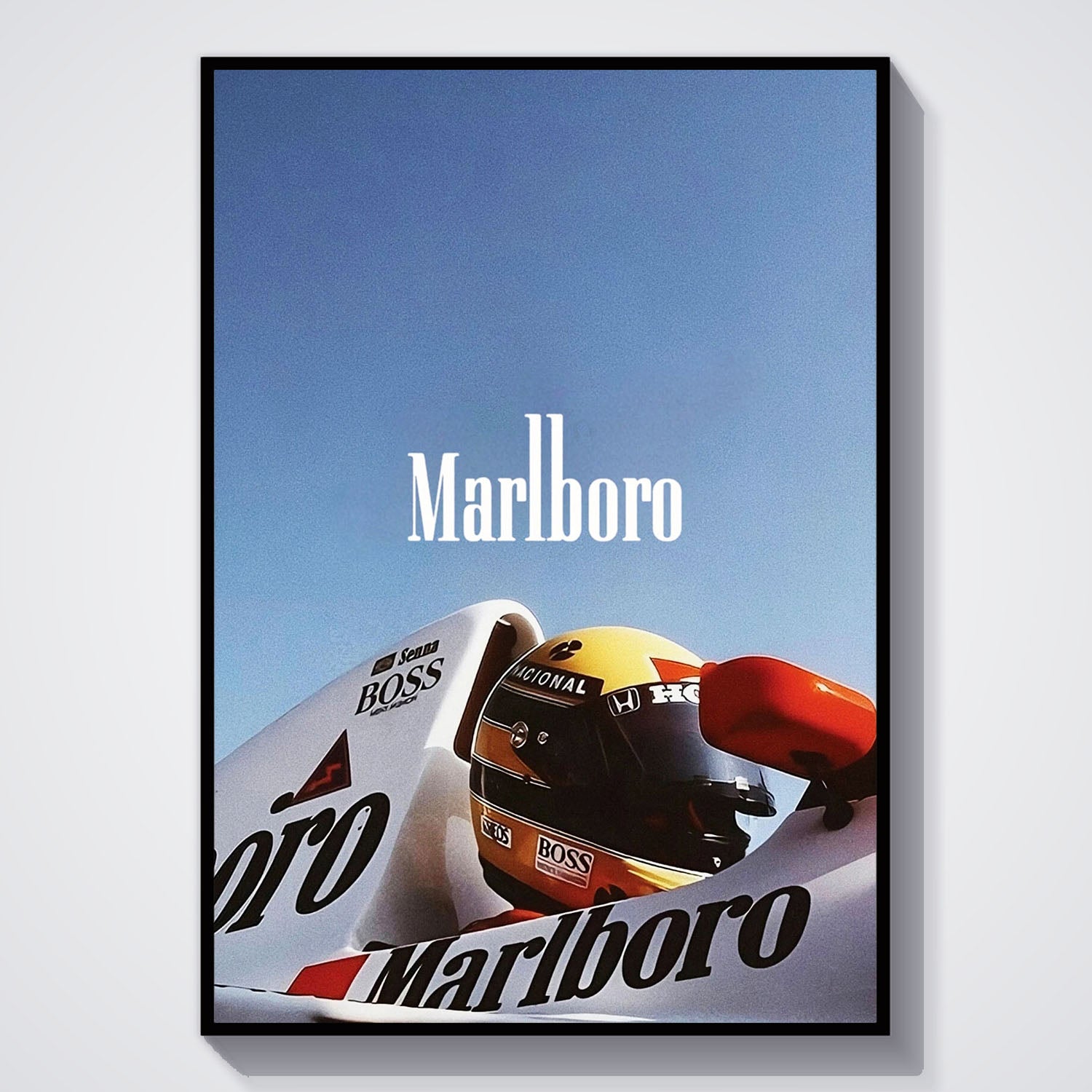 Flex Designs Poster Classic Marlboro F1 11 x 17" Home Goods - Sports  Poster