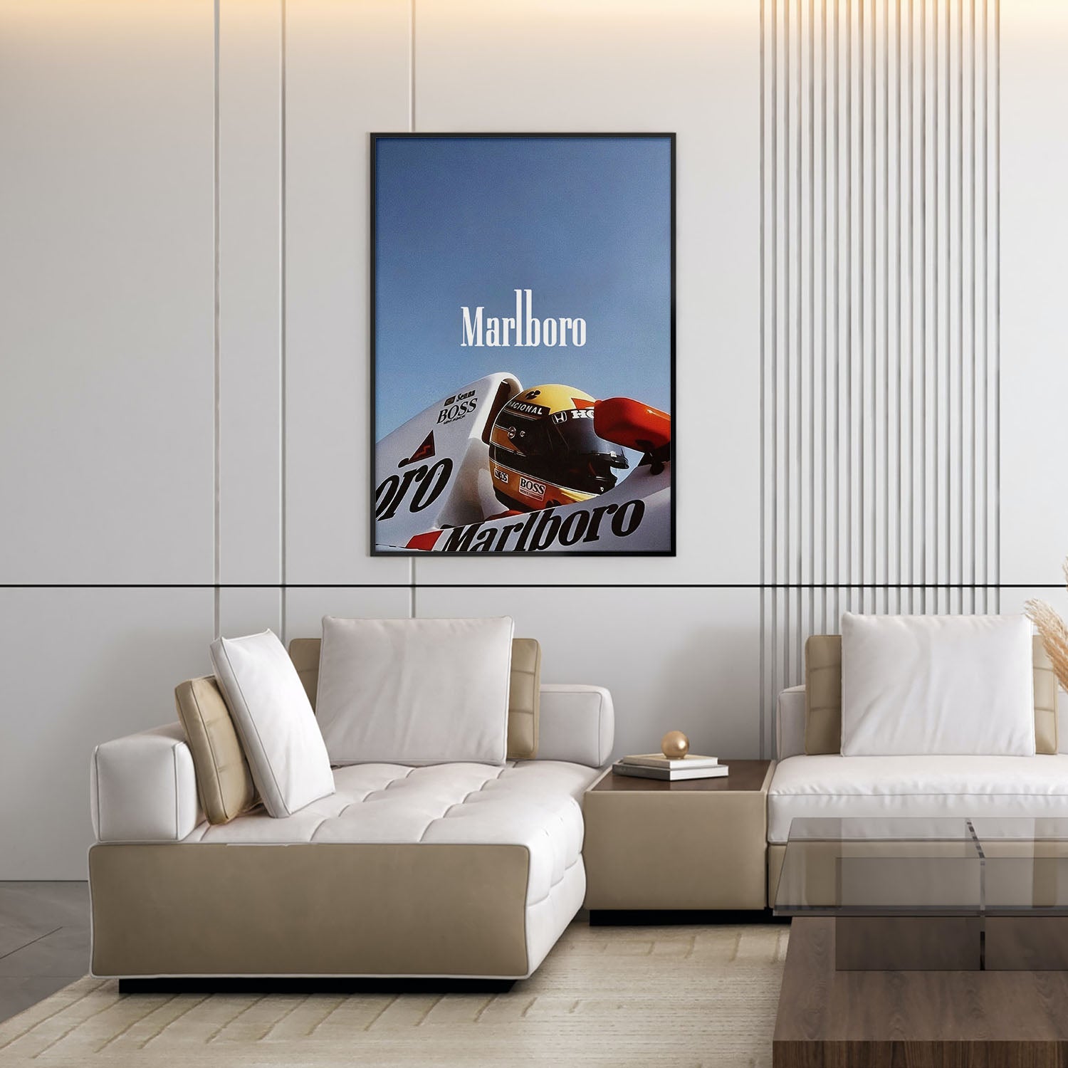 Flex Designs Poster Classic Marlboro F1 11 x 17" Home Goods - Sports  Poster
