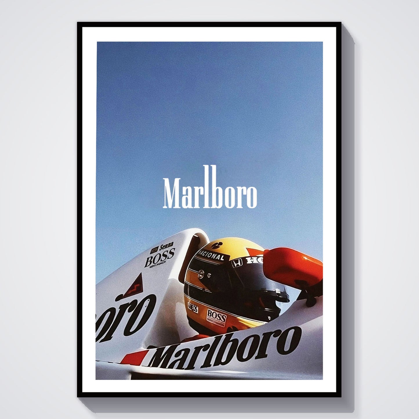 Flex Designs Poster Classic Marlboro F1 5 x 7" Home Goods - Sports  Poster